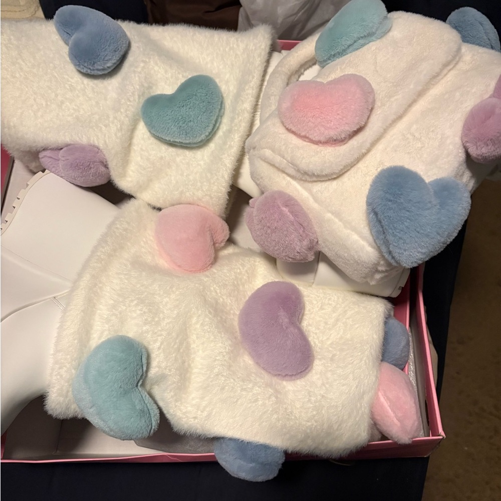 Sugarthrillz Snuggle Wonderland Platform boots and bag bundle